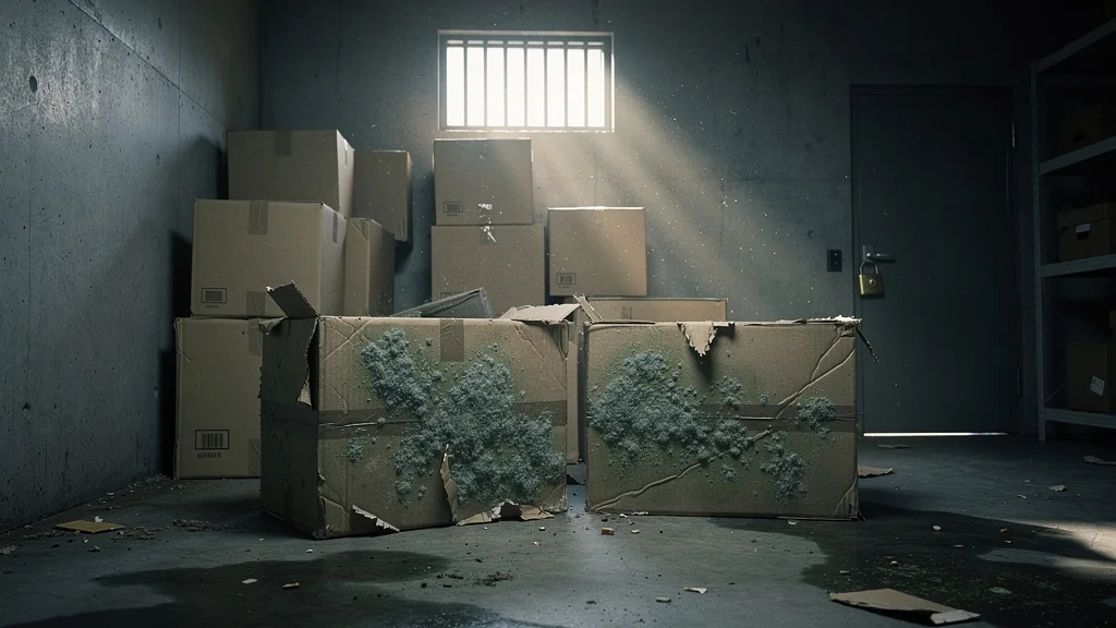 J’ai laissé 14 cartons six mois en garde-meuble, deux sont revenus moisis